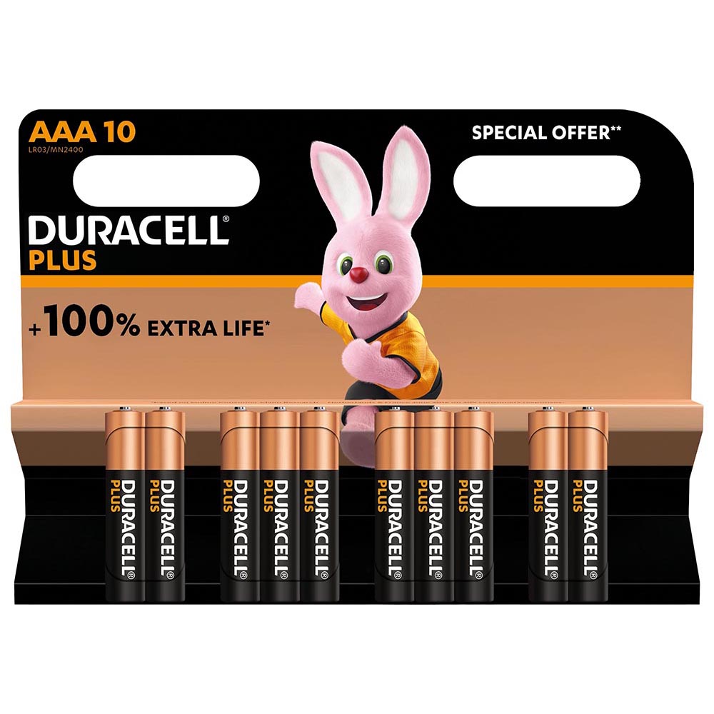 DURACELL PLUS POWER BOOST AAA x10s