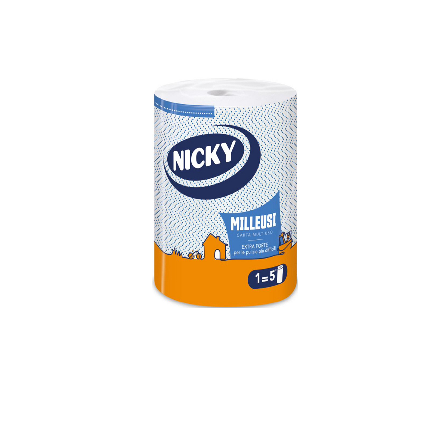 NICKY PAPER TOWELS MILLEUSI 3 PLY 1 ROLL