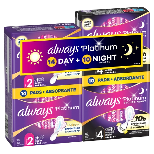 ALWAYS ULTRA PLATINUM NORMALX14+ FREE NIGHT X10
