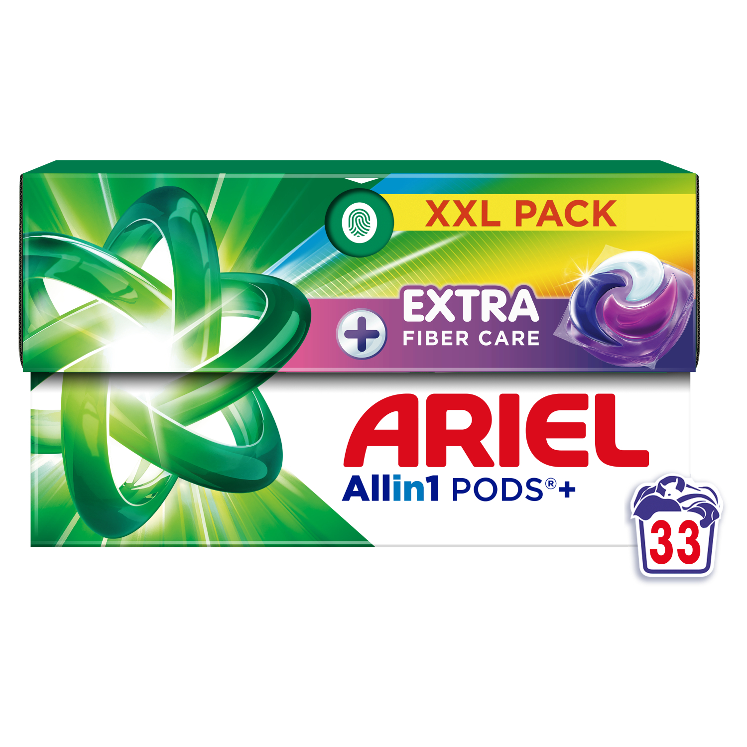 ARIEL PODS +EXTRA FIBRE CARE 33X22.1G