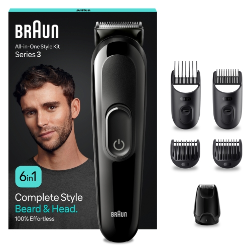 BRAUN MULTI GROOMER KIT MGK3420 BLK/BLK