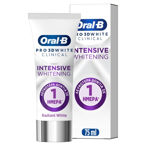 ORAL B TPASTE 3D CLINICAL INTENSIVE WHITE 75ML