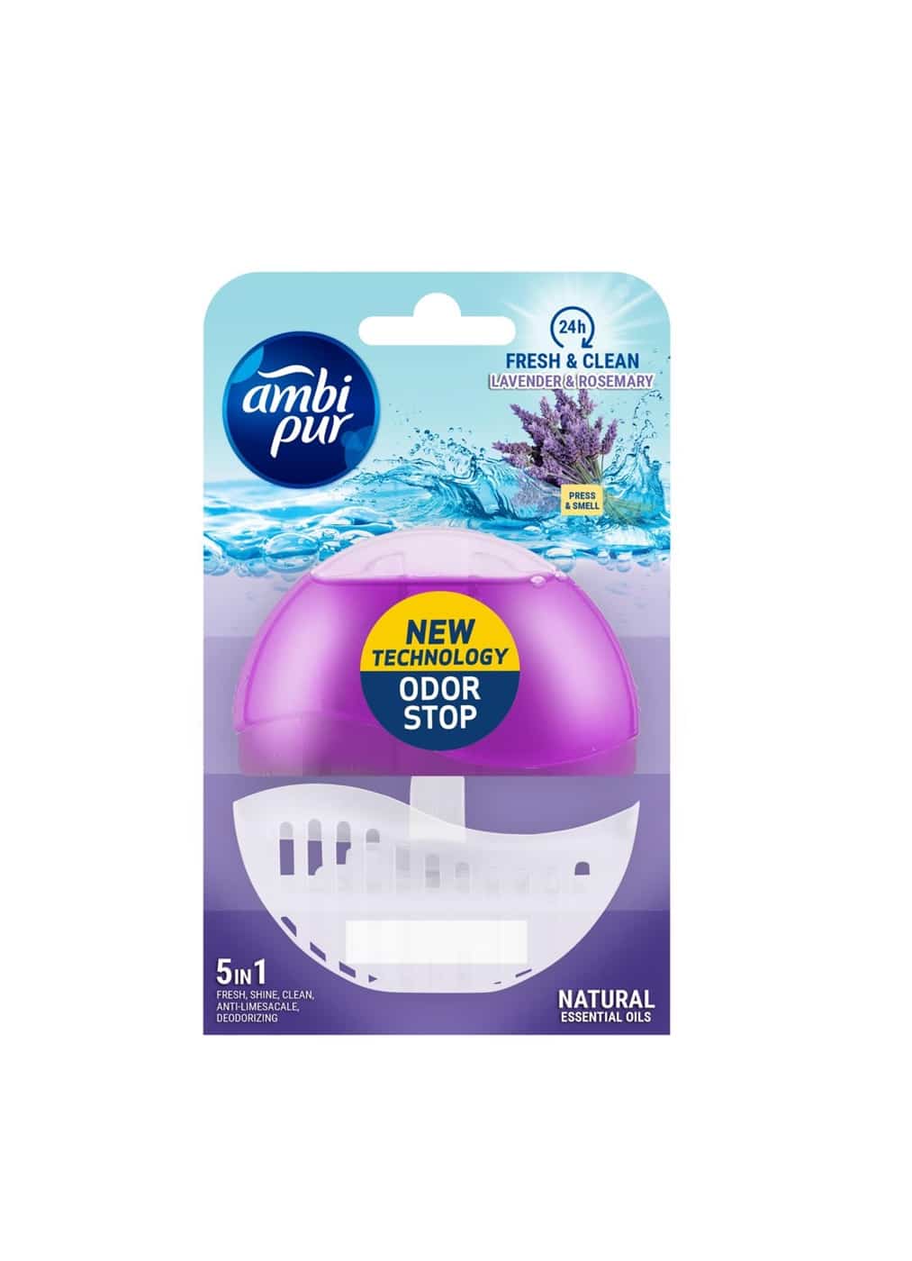 AMBI PUR FLASH WC BLOCK  LAVENDER & ROSEMARY 55ML