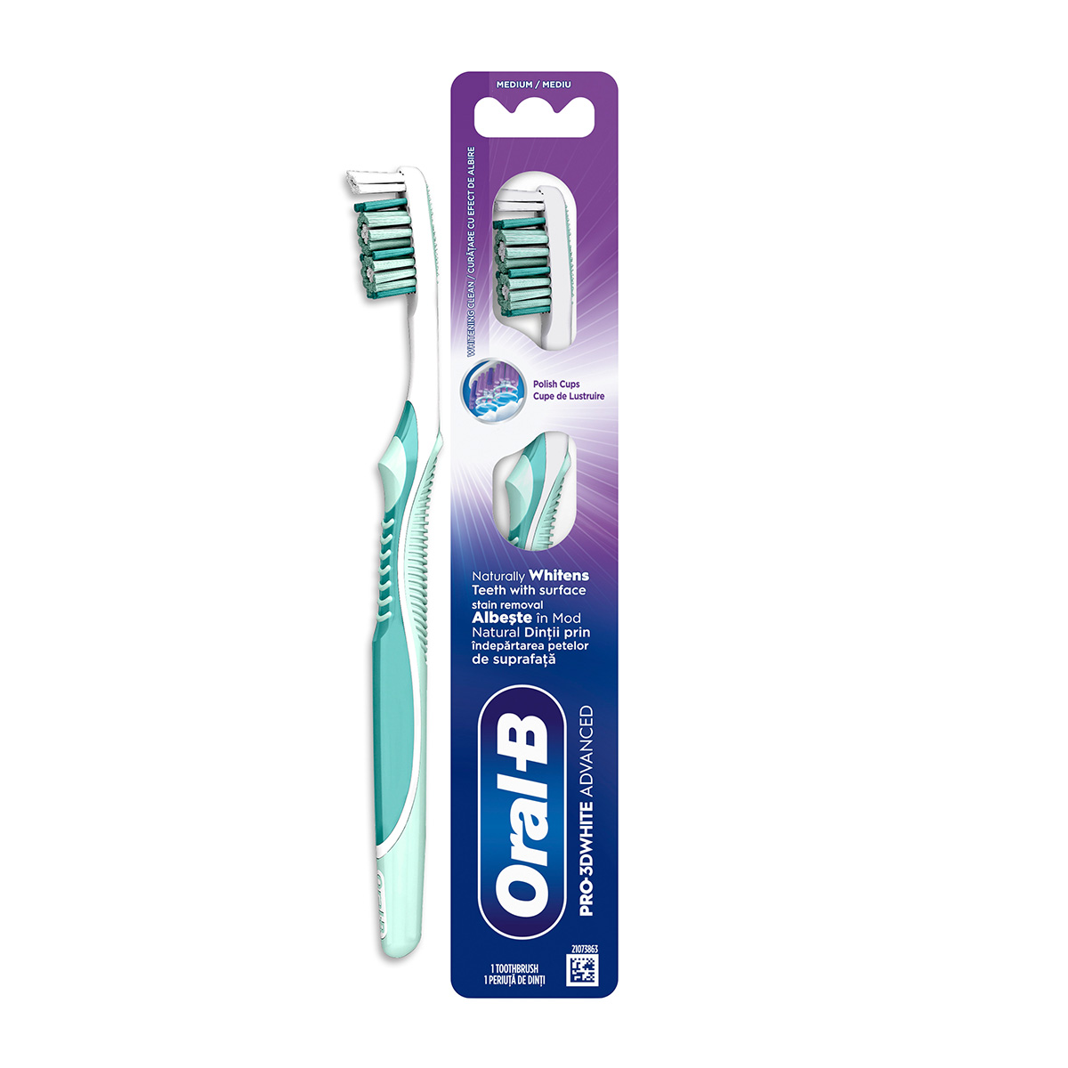 ORAL B TOOTHBRUSH 3D WHITE 35MED