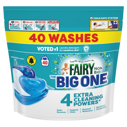 FAIRY NON-BIO PODS BIG ONE 40 WASHES