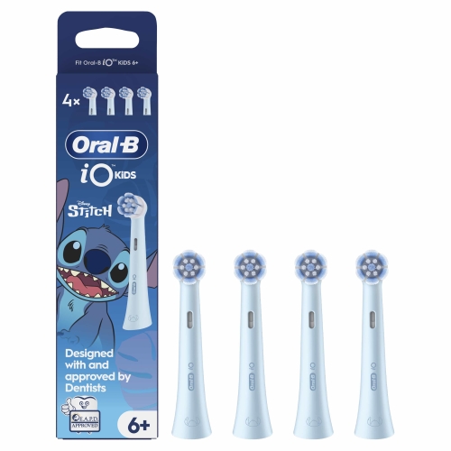 ORAL B POWER BRUSH HEAD iO DISNEY STITCH X4
