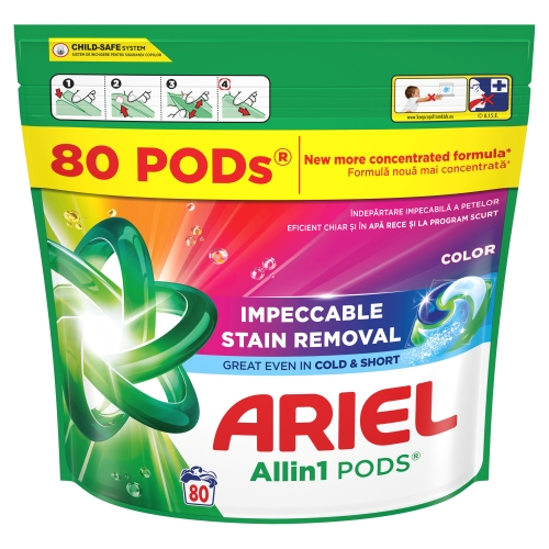 ARIEL PODS ALL IN1 COLOR 80X17.6G
