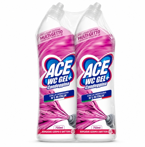 ACE WC BLEACH GEL TWIN PACK 750ML X2 (NEW)