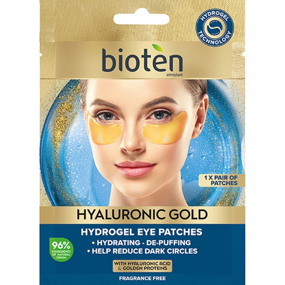 BIOTEN HYALURONIC GOLD EYE PATCHES 5.5GR (4541) (NEW)