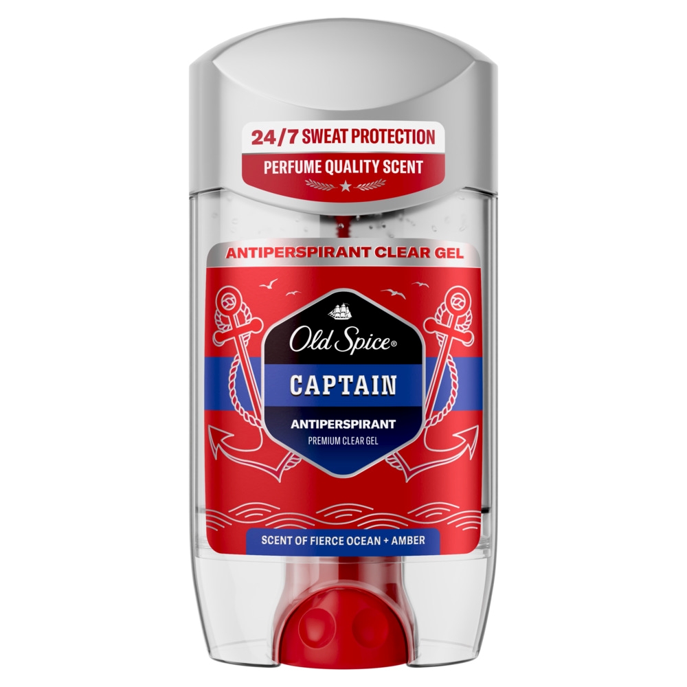 OLD SPICE CLEAR GEL CAPTAIN 70ML (NEW)