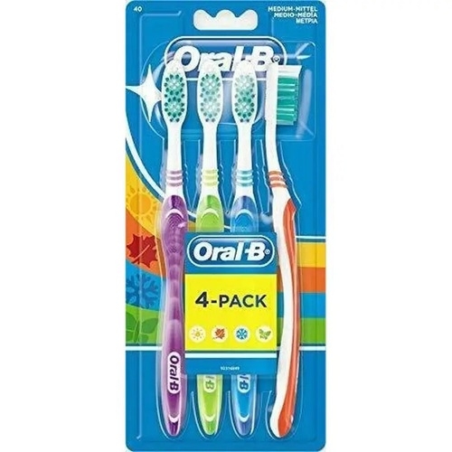 ORAL B TBRUSH DUAL CLEAN 40M FAMILY X4 (NEW)