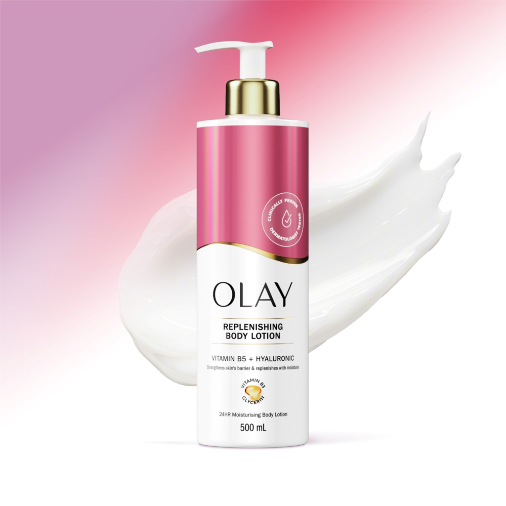 OLAY BODY LOTION HYALURONIC +B5 500ML (NEW) (7319)